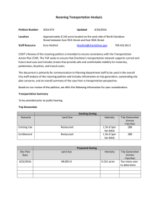 Rezoning Transportation Analysis