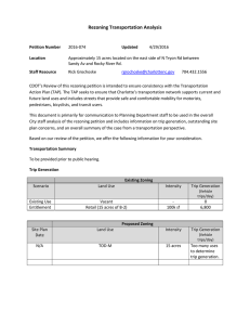 Rezoning Transportation Analysis