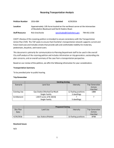 Rezoning Transportation Analysis