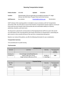 Rezoning Transportation Analysis