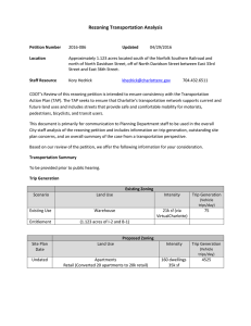 Rezoning Transportation Analysis