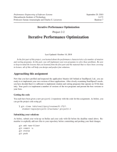 Performance  Engineering  of  Software  Systems 6.172