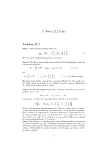 Problem 21.2 Hints Problem  21.2