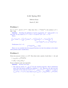 6.241 Spring 2011 Problem  1 Midterm Exam March 27, 2011