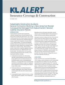 Insurance Coverage &amp; Construction