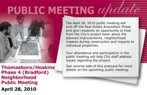 The April 28, 2010 public meeting will