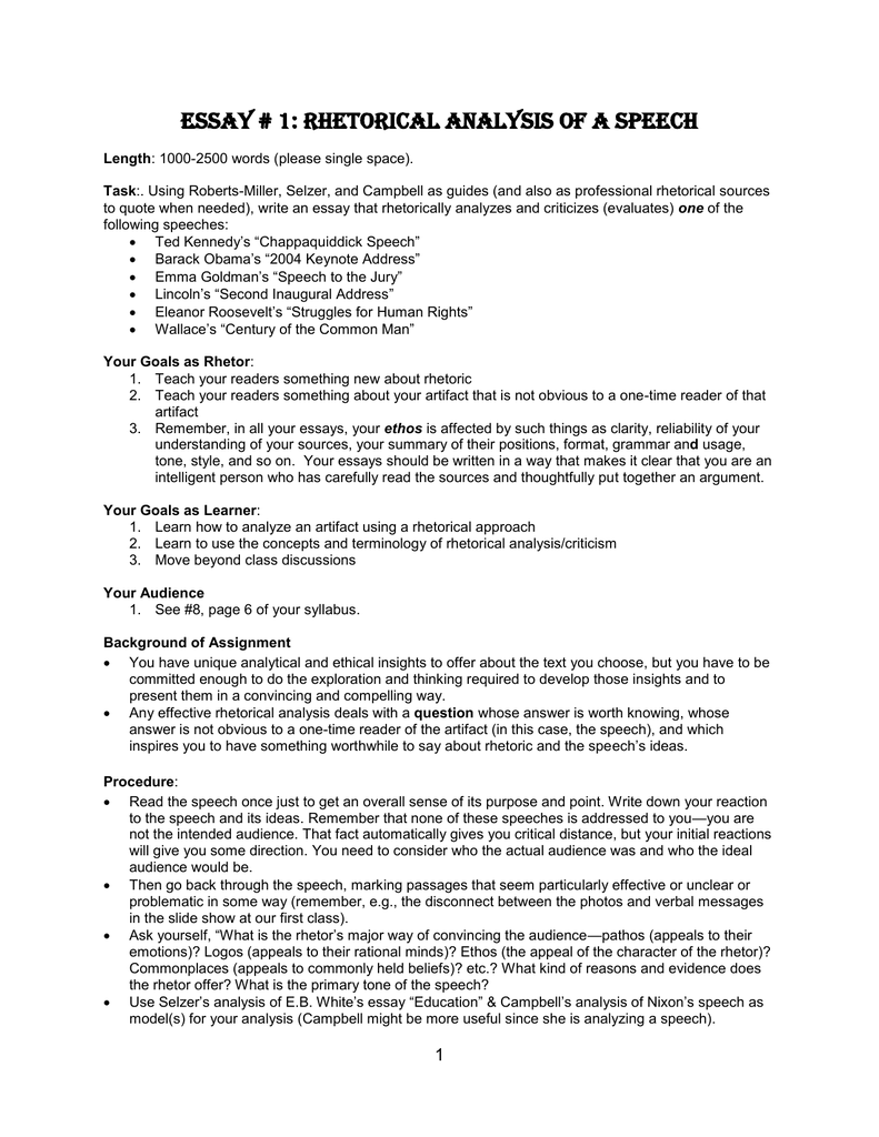 john f kennedy inaugural address rhetorical analysis essay