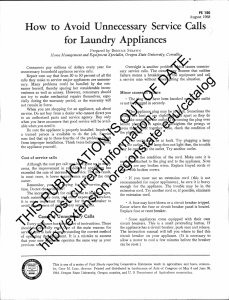 How to Avoid Unnecessary Service Calls for Laundry Appliances
