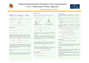 Optimal Distributed State Estimation with Communication