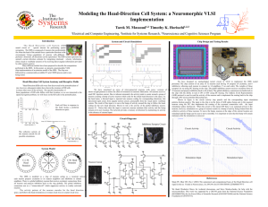 Modeling the Head-Direction Cell System: a Neuromorphic VLSI Implementation