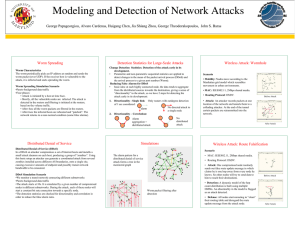 Modeling and Detection of Network Attacks