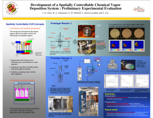 Development of a Spatially Controllable Chemical Vapor