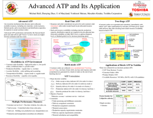 Advanced ATP and Its Application Advanced ATP