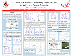 A Low-Power Acoustic Periodicity Detector Chip for Voice and Engine Detection