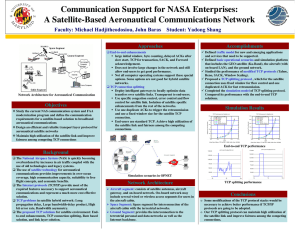 Communication Support for NASA Enterprises: A Satellite-Based Aeronautical Communications Network