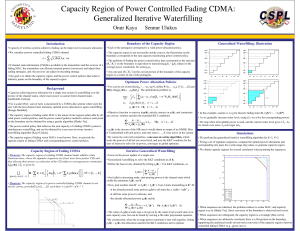 Capacity Region of Power Controlled Fading CDMA: Generalized Iterative Waterfilling