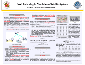 Load Balancing in Multi-beam Satellite Systems I. Introduction III. Problem Formulation