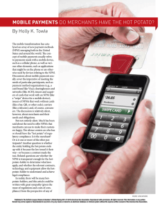 Mobile PayMents By holly K. towle