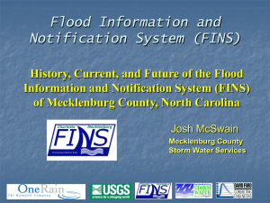 Flood Information and Notification System (FINS)