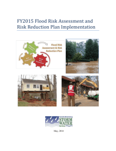 FY2015 Flood Risk Assessment and Risk Reduction Plan Implementation  May, 2014