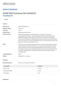 ADHP HRP Substrate Kit ab205810 Product datasheet 1 Image Overview