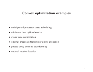 Convex  optimization  examples