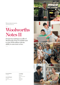 Woolworths Notes II