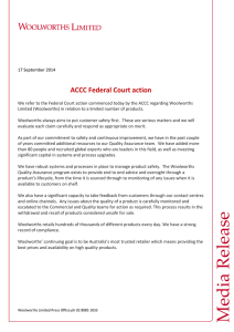 ACCC Federal Court action 