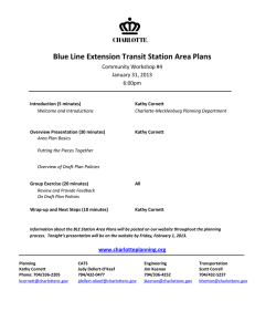 Blue Line Extension Transit Station Area Plans Community Workshop #4 6:00pm