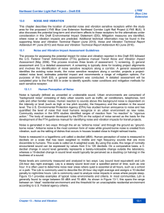 Northeast Corridor Light Rail Project – Draft EIS 13.0 NOISE AND VIBRATION