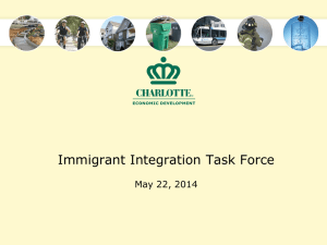 Immigrant Integration Task Force May 22, 2014