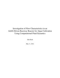 Investigation of Flow Characteristics in an Using Computational Fluid Dynamics