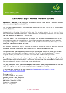 Woolworths Super Animals roar onto screens