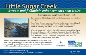 Little Sugar Creek Stream and floodplain enhancements near NoDa