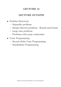 LECTURE 13 LECTURE OUTLINE • −