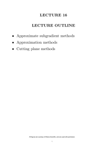 LECTURE 16 LECTURE OUTLINE •