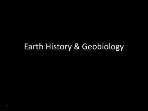 Earth History &amp; Geobiology 1