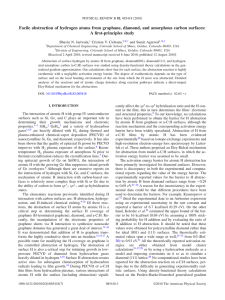 Facile abstraction of hydrogen atoms from graphane, diamond, and amorphous... A first-principles study