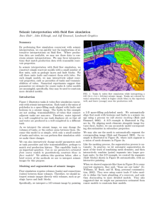 Seismic interpretation with fluid flow simulation Dave Hale