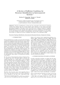 A Review of Sufficient Conditions for Structure Identification in Interconnected Systems ?