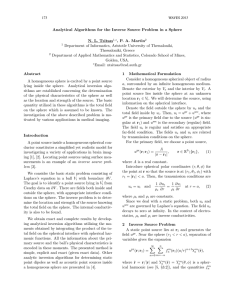 Analytical Algorithms for the Inverse Source Problem in a Sphere