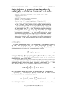 On the derivation of boundary integral equations for