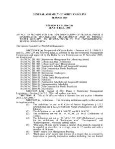 GENERAL ASSEMBLY OF NORTH CAROLINA SESSION 2005  SESSION LAW 2006-246