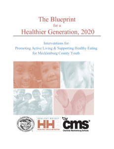 The Blueprint Healthier Generation, 2020 for a