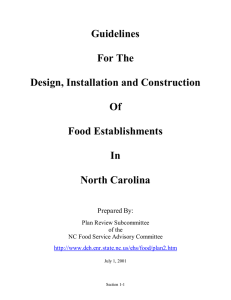 Guidelines  For The Design, Installation and Construction