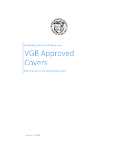 VGB Approved Covers  January 2016