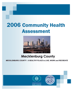 2006 Community Health Assessment