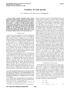 Geometry of cyclic pursuit