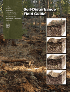 Soil-Disturbance Field Guide U.S. Department of Agriculture