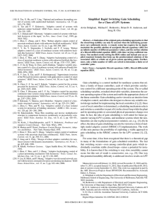 Simplified Rapid Switching Gain Scheduling for a Class of LPV Systems